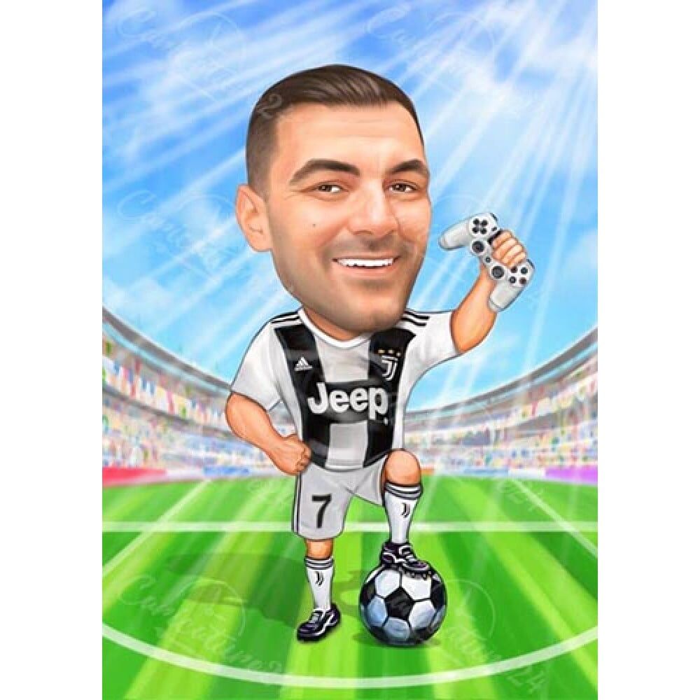 Футболна-карикатура-за-фен-на-Ювентус-1000x1000