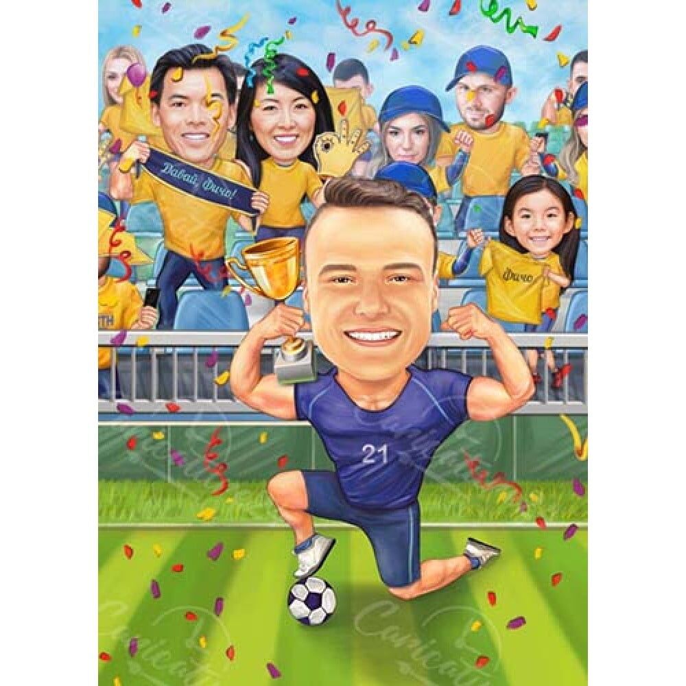 Карикатура-за-футболист-на-стадион-1000x1000