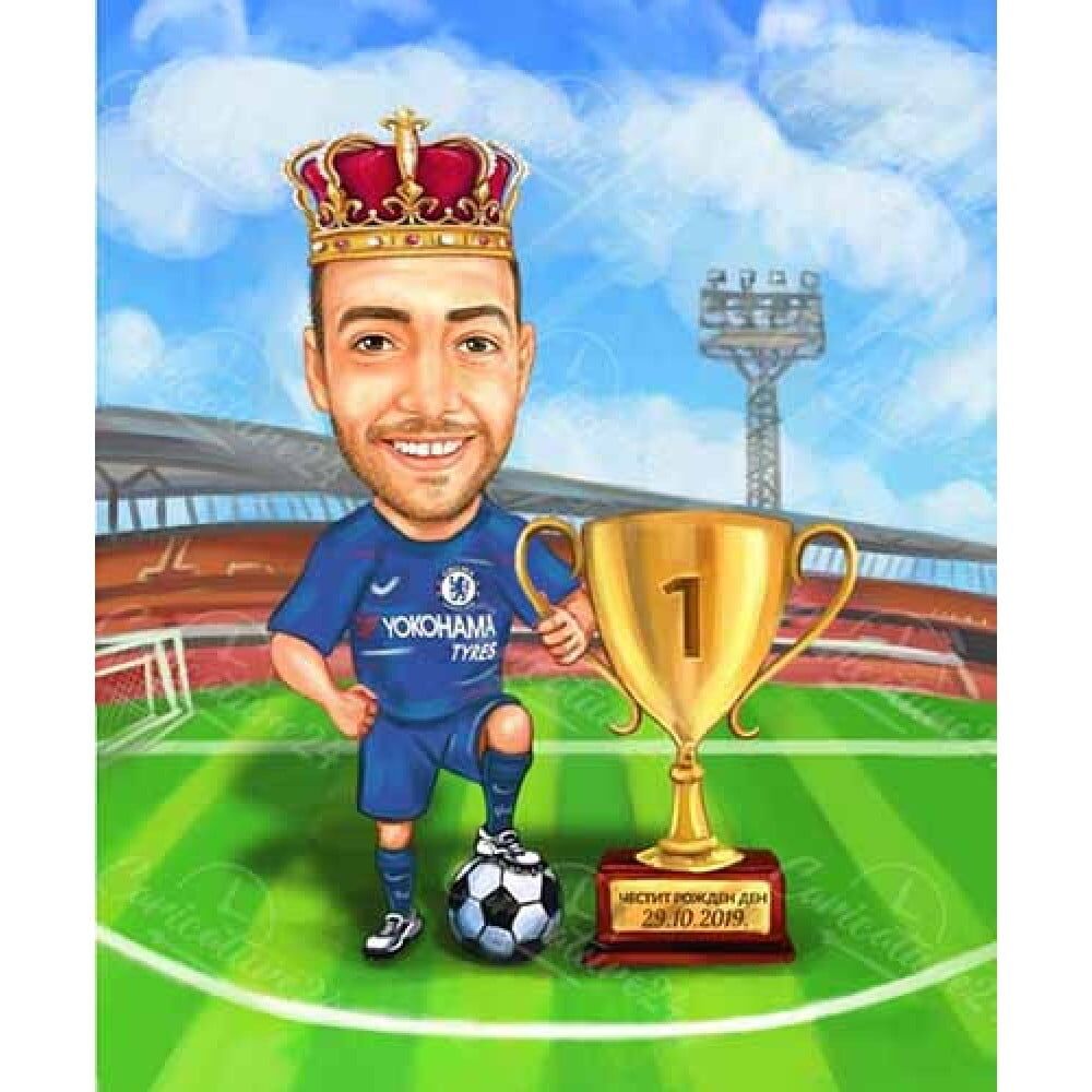 Карикатура-за-футболист-с-купа-1000x1000